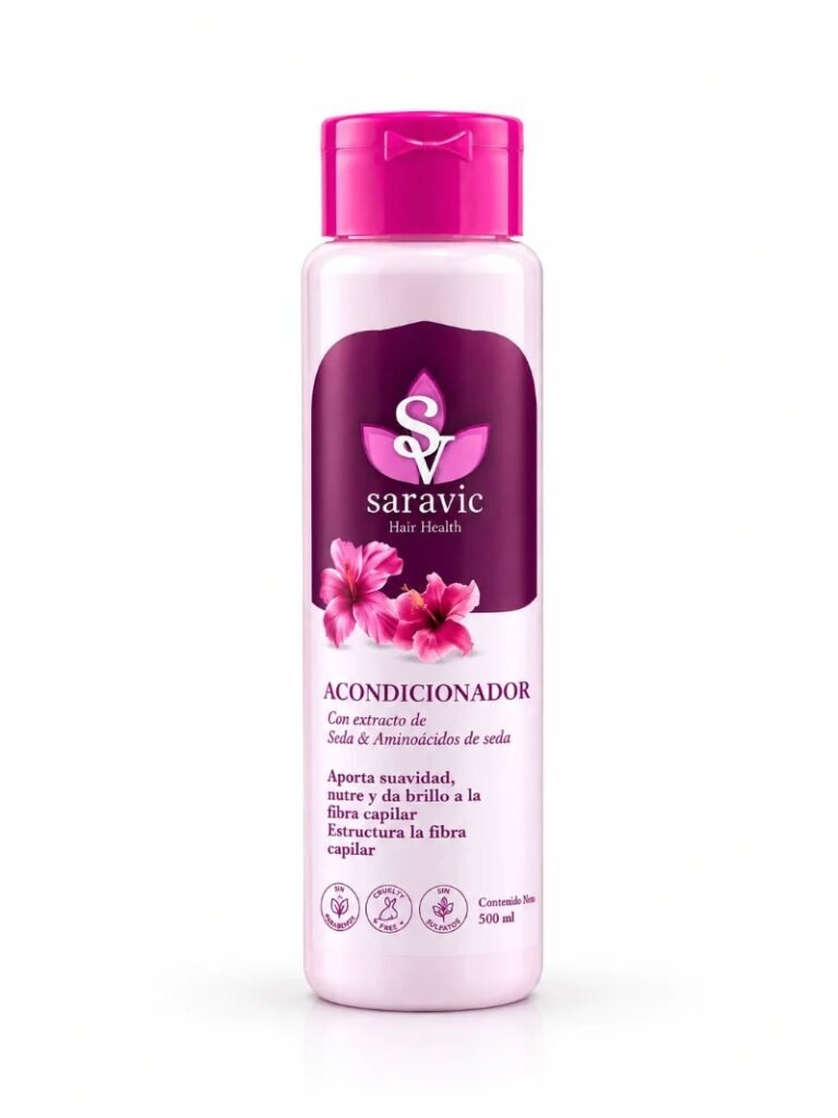 Acondicionador de cayena y aminoácidos de seda Saravic 500 ml