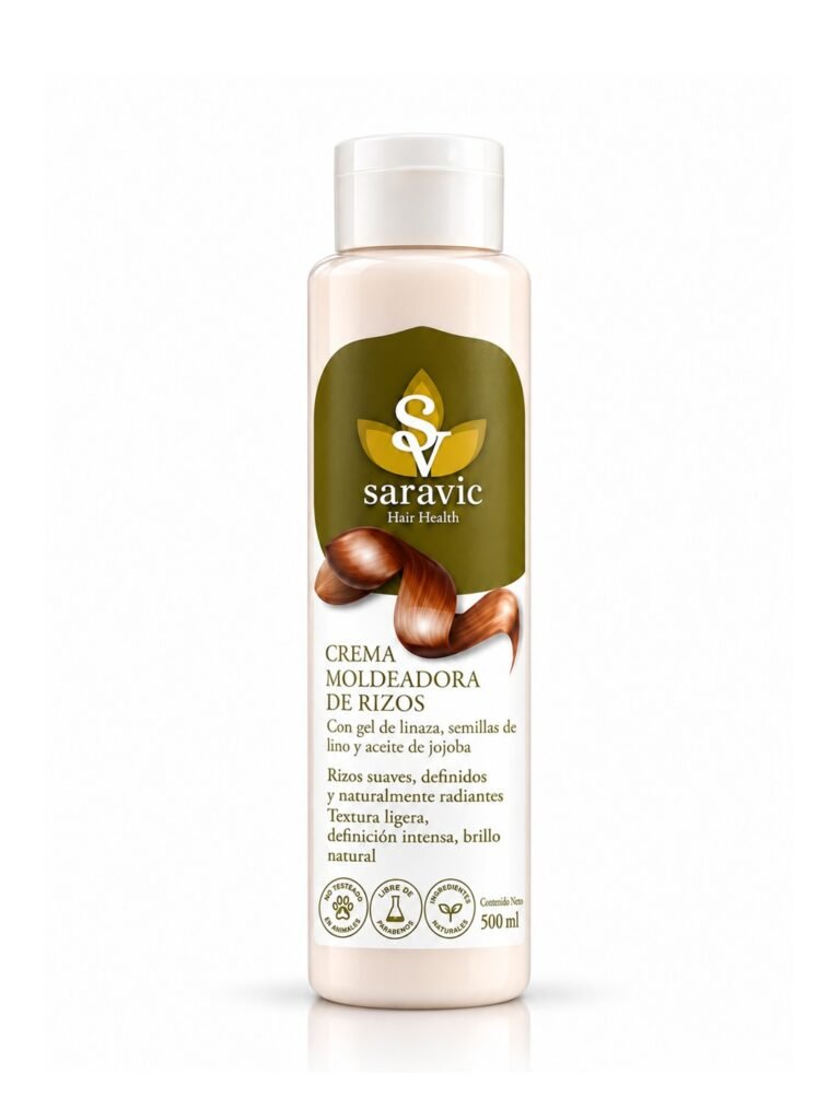 Crema moldeadora de rizos Saravic
